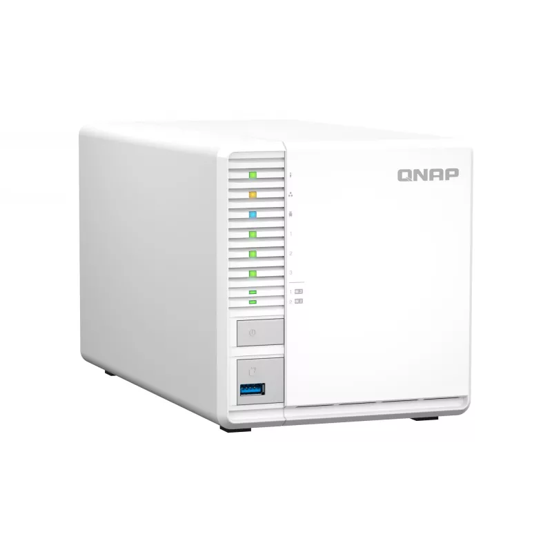QNAP TS-364 NAS Tower Intel® Celeron® N5095 8 GB DDR4 0 TB QNAP Turbo System Valge