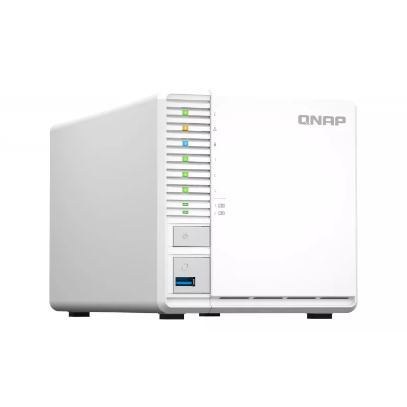 QNAP TS-364 NAS Tower Intel® Celeron® N5095 8 GB DDR4 0 TB QNAP Turbo System Valge