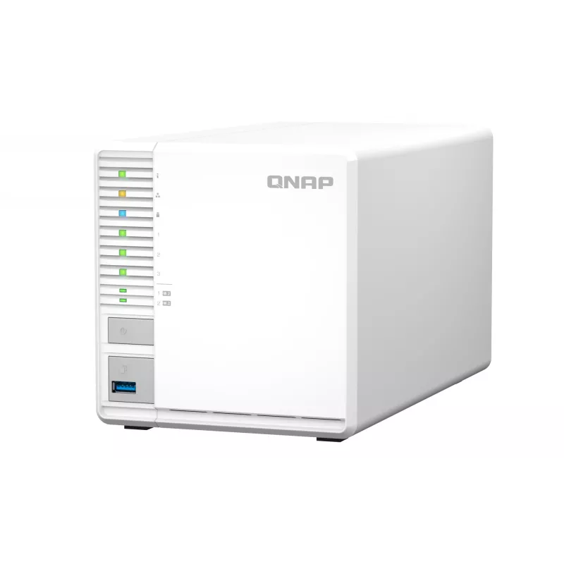 QNAP TS-364 NAS Tower Intel® Celeron® N5095 8 GB DDR4 0 TB QNAP Turbo System Valge