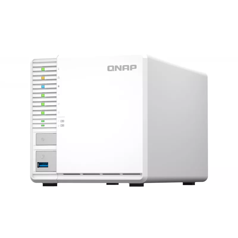 QNAP TS-364 NAS Tower Intel® Celeron® N5095 8 GB DDR4 0 TB QNAP Turbo System Valge