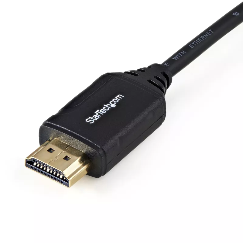 StarTech.com 1.6ft (50cm) Premium Certified HDMI 2.0 kaabel with Ethernet - High Speed Ultra HD 4K 60Hz HDMI kaabel HDR10 - HDMI Cord (Male/Male Connectors) - For UHD Monitors, TVs, Displays