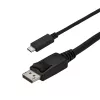 StarTech.com 9.8ft/3m USB-C – DisplayPort 1.2 kaabel 4K 60 Hz – USB-C-to-DisplayPort-adapterkaabel – HBR2 USB USB-C DP Alt Mode’i – DP-monitori videokaabel – ühildub Thunderbolt 3-ga – must