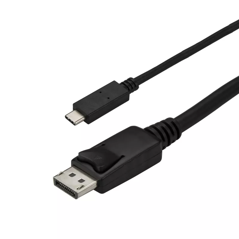 StarTech.com 9.8ft/3m USB-C – DisplayPort 1.2 kaabel 4K 60 Hz – USB-C-to-DisplayPort-adapterkaabel – HBR2 USB USB-C DP Alt Mode’i – DP-monitori videokaabel – ühildub Thunderbolt 3-ga – must