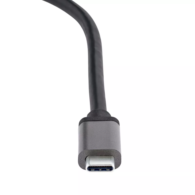 StarTech.com USB-C–kahekordse DisplayPort 1.4 adapteriga, USB USB-C mitme monitori MST-jaotur, kahe 5K 60 Hz DP sülearvutiekraani laiendaja/jagaja, HDR, eriti pikk sisseehitatud kaabel – ainult Windows