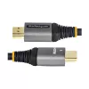 StarTech.com 20in (50cm) HDMI 2.1 kaabel 8K - Sertifitseeritud ülikiire HDMI kaabel 48 Gbit/s - 8K 60Hz/4K 120Hz HDR10+ eARC - Ultra HD 8K HDMI juhe - monitor/teler/ekraan - painduv TPE ümbris