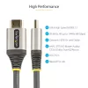 StarTech.com 20in (50cm) HDMI 2.1 kaabel 8K - Sertifitseeritud ülikiire HDMI kaabel 48 Gbit/s - 8K 60Hz/4K 120Hz HDR10+ eARC - Ultra HD 8K HDMI juhe - monitor/teler/ekraan - painduv TPE ümbris
