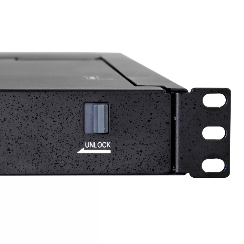 StarTech.com racki monteeritav KVM-konsool - ühe pordi VGA KVM 17-tollise LCD-kuvariga serveririiuli jaoks - täisfunktsionaalne universaalne 1U LCD KVM-sahtel koos kaablite ja riistvaraga - USB-toega - 50 000 MTBF