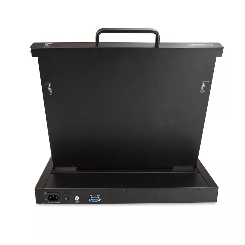 StarTech.com racki monteeritav KVM-konsool - ühe pordi VGA KVM 17-tollise LCD-kuvariga serveririiuli jaoks - täisfunktsionaalne universaalne 1U LCD KVM-sahtel koos kaablite ja riistvaraga - USB-toega - 50 000 MTBF