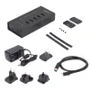 StarTech.com 7 pordiga USB-C jaotur – USB USB-C kuni 2x USB-C/5x USB-A – äriklassi metallist USB 3.0 jaotur – SuperSpeed USB 3.2 Gen 1 (5 Gbit/s) – isetoitega – BC 1.2 kiirlaadimine – paigaldatav/vastupidav