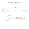 StarTech.com 3 jalga (1 m) Ühendkuningriigi sülearvuti toitekaabel, BS 1363 kuni C5 (ristikuleht), 2,5 A 250 V, 18AWG, Ühendkuningriigi sülearvuti asendusjuhe, printeri toitekaabel, sülearvuti laadija juhe, sülearvuti toiteploki juhe