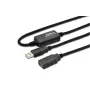Microconnect USBAAF15A USB-kaabel USB 2.0 15 m USB A Must