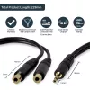 StarTech.com 6-tolline stereojagajakaabel – 3,5 mm isane kuni 2x 3,5 mm emane