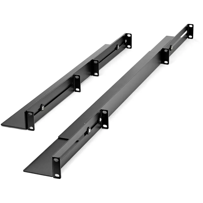 StarTech.com 1U 19-tollised serveririiuli siinid – 24-36 tolli reguleeritava sügavusega – universaalsed 4-postilised riiulipaigalduse siinid – võrguseadmete/serveri/UPS-i paigaldussiinide komplekt HPE ProLiant Dell PowerEdge