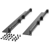 StarTech.com 1U 19-tollised serveririiuli siinid – 24-36 tolli reguleeritava sügavusega – universaalsed 4-postilised riiulipaigalduse siinid – võrguseadmete/serveri/UPS-i paigaldussiinide komplekt HPE ProLiant Dell PowerEdge
