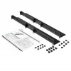 StarTech.com 1U 19-tollised serveririiuli siinid – 24-36 tolli reguleeritava sügavusega – universaalsed 4-postilised riiulipaigalduse siinid – võrguseadmete/serveri/UPS-i paigaldussiinide komplekt HPE ProLiant Dell PowerEdge