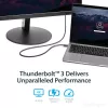 StarTech.com 1m Thunderbolt 3 (20Gbps) USB-C kaabel – Thunderbolt, USB ja DisplayPort ühilduv