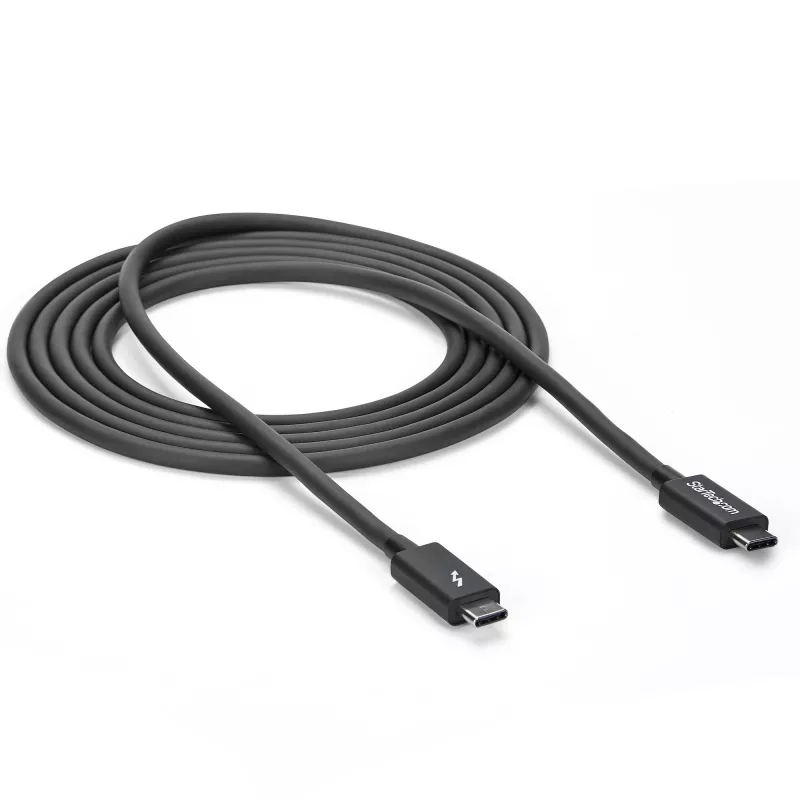 StarTech.com 2m Thunderbolt 3 (20Gbps) USB-C-kaabel – ühildub Thunderbolt-, USB- ja DisplayPort-seadmetega