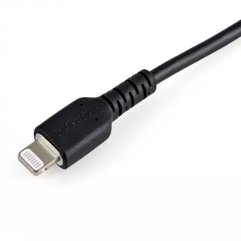 StarTech.com 6 tolli (15cm) Vastupidav Must USB-A kuni Lightning kaabel – Tugev Töökindel Aramiidkiuga USB Type A kuni Lightning Laadija / Sünkroonimise Toitejuhe – Apple MFi sertifitseeritud iPad / iPhone 12