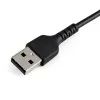 StarTech.com 6 tolli (15cm) Vastupidav Must USB-A kuni Lightning kaabel – Tugev Töökindel Aramiidkiuga USB Type A kuni Lightning Laadija / Sünkroonimise Toitejuhe – Apple MFi sertifitseeritud iPad / iPhone 12