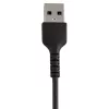 StarTech.com 6 tolli (15cm) Vastupidav Must USB-A kuni Lightning kaabel – Tugev Töökindel Aramiidkiuga USB Type A kuni Lightning Laadija / Sünkroonimise Toitejuhe – Apple MFi sertifitseeritud iPad / iPhone 12