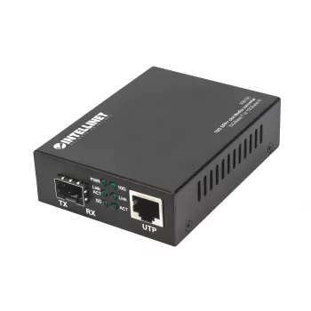 Intellinet 10GBase-T kuni 10GBase-R meediumimuundur, 1 x 10 GB SFP+ pesa, 1 x 10GB RJ45 port
