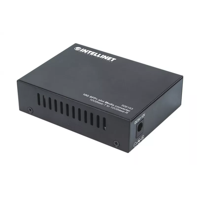 Intellinet 10GBase-T kuni 10GBase-R meediumimuundur, 1 x 10 GB SFP+ pesa, 1 x 10GB RJ45 port