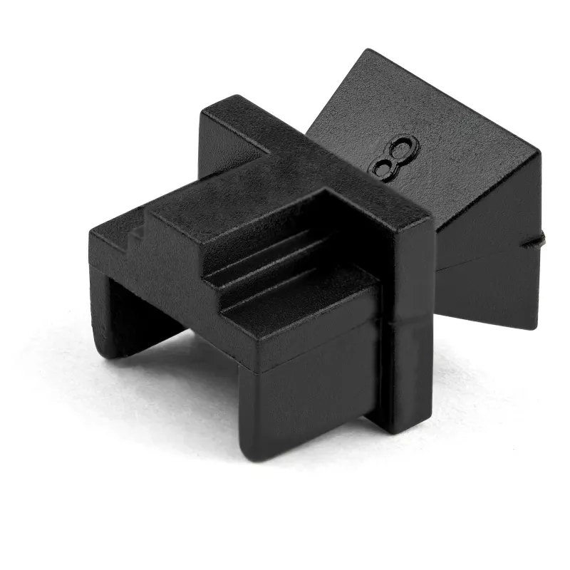 StarTech.com 100 pakki RJ45 tolmukatteid - korduvkasutatav RJ45 pimepistik/tolmukate - Etherneti/LAN-pordi kaitsja/blokeerija - klõpsatav emane RJ45-pistikupesa kaitsekate jaoturitele, kommutaatoritele, ruuteritele