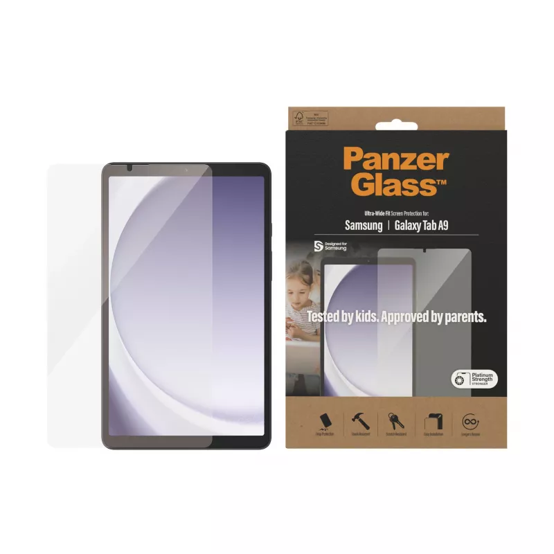 PanzerGlass ®️ Ekraanikaitse Samsung Galaxy Tab A9 | Ultra-Wide Fit