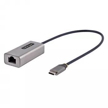 StarTech.com USB-C Etherneti adapter, USB 3.0 gigabitisele Etherneti võrguadapterile – 10/100/1000 Mbit/s, USB-C RJ45 Etherneti adapter (GbE), 12-tolline kinnitatud kaabel, draiverivaba paigaldus