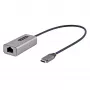 StarTech.com USB-C Etherneti adapter, USB 3.0 gigabitisele Etherneti võrguadapterile – 10/100/1000 Mbit/s, USB-C RJ45 Etherneti adapter (GbE), 12-tolline kinnitatud kaabel, draiverivaba paigaldus