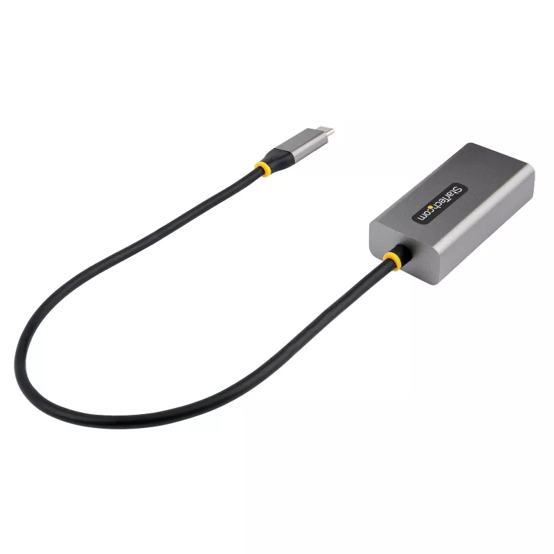 StarTech.com USB-C Etherneti adapter, USB 3.0 gigabitisele Etherneti võrguadapterile – 10/100/1000 Mbit/s, USB-C RJ45 Etherneti adapter (GbE), 12-tolline kinnitatud kaabel, draiverivaba paigaldus