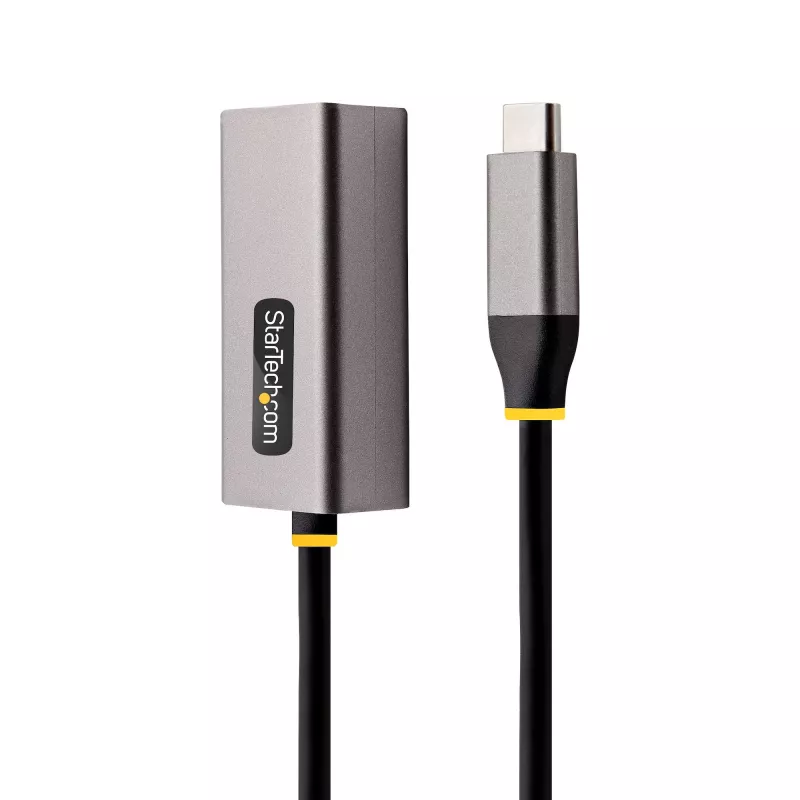 StarTech.com USB-C Etherneti adapter, USB 3.0 gigabitisele Etherneti võrguadapterile – 10/100/1000 Mbit/s, USB-C RJ45 Etherneti adapter (GbE), 12-tolline kinnitatud kaabel, draiverivaba paigaldus