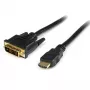 StarTech.com 3m HDMI-DVI-D kaabel - M/M, 3 m, HDMI, DVI-D, Isane, Isane, Kuldne
