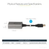 StarTech.com Mini DisplayPort HDMI-le adapter - mDP HDMI-adapteri adapter - 1080p - Mini DisplayPort 1.2 HDMI-ekraanile/kuvarile - Mini DP HDMI-videomuundur - 12 tolli pikkune kinnitatud kaabel - Uuendatud versioon MDP2HDMI-st