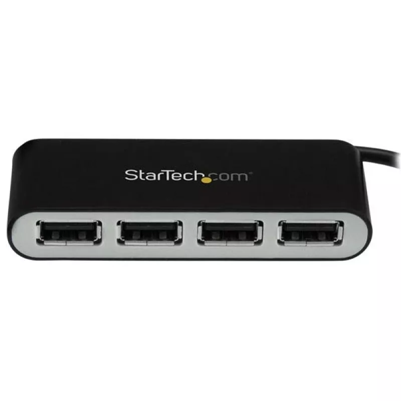 StarTech.com 4-pordiline kaasaskantav USB 2.0 jaotur sisseehitatud kaabliga