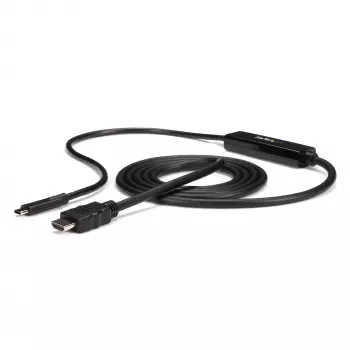 StarTech.com 6 ft (2 m) USB-C–HDMI-kaabel – 4K 30 Hz USB USB-C–HDMI-videokuva muundur – USB-C DP Alt Mode HDMI-kuvari adapterjuhe – Thunderboltiga ühilduv