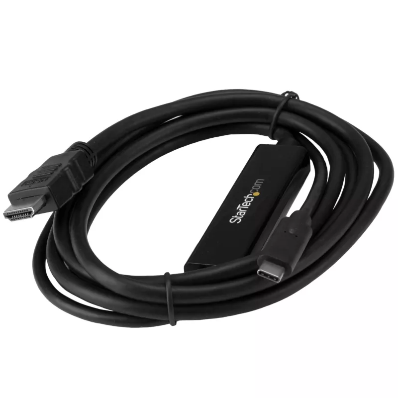 StarTech.com 6 ft (2 m) USB-C–HDMI-kaabel – 4K 30 Hz USB USB-C–HDMI-videokuva muundur – USB-C DP Alt Mode HDMI-kuvari adapterjuhe – Thunderboltiga ühilduv