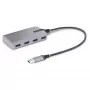 StarTech.com 4-pordiline USB-jaotur – USB 3.0 5 Gbps, siiniga toidetav, USB-A kuni 4x USB-A jaotur koos valikulise lisatoitesisendiga – kaasaskantav laua-/sülearvuti USB-jaotur, 1 jala/30 cm kaabel, USB-laiendusjaotur