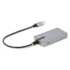 StarTech.com 4-pordiline USB-jaotur – USB 3.0 5 Gbps, siiniga toidetav, USB-A kuni 4x USB-A jaotur koos valikulise lisatoitesisendiga – kaasaskantav laua-/sülearvuti USB-jaotur, 1 jala/30 cm kaabel, USB-laiendusjaotur