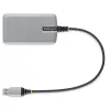 StarTech.com 4-pordiline USB-jaotur – USB 3.0 5 Gbps, siiniga toidetav, USB-A kuni 4x USB-A jaotur koos valikulise lisatoitesisendiga – kaasaskantav laua-/sülearvuti USB-jaotur, 1 jala/30 cm kaabel, USB-laiendusjaotur