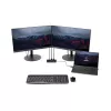 StarTech.com USB 3.0 Mini dokk - Kahe monitoriga USB-A dokkimisjaam DisplayPort 4K 60Hz video ja Gigabit Ethernetiga - 1 jala (30 cm) kaabel - Kaasaskantav USB 3.1 Gen 1 Type-A sülearvuti adapter
