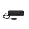 StarTech.com USB 3.0 Mini dokk - Kahe monitoriga USB-A dokkimisjaam DisplayPort 4K 60Hz video ja Gigabit Ethernetiga - 1 jala (30 cm) kaabel - Kaasaskantav USB 3.1 Gen 1 Type-A sülearvuti adapter