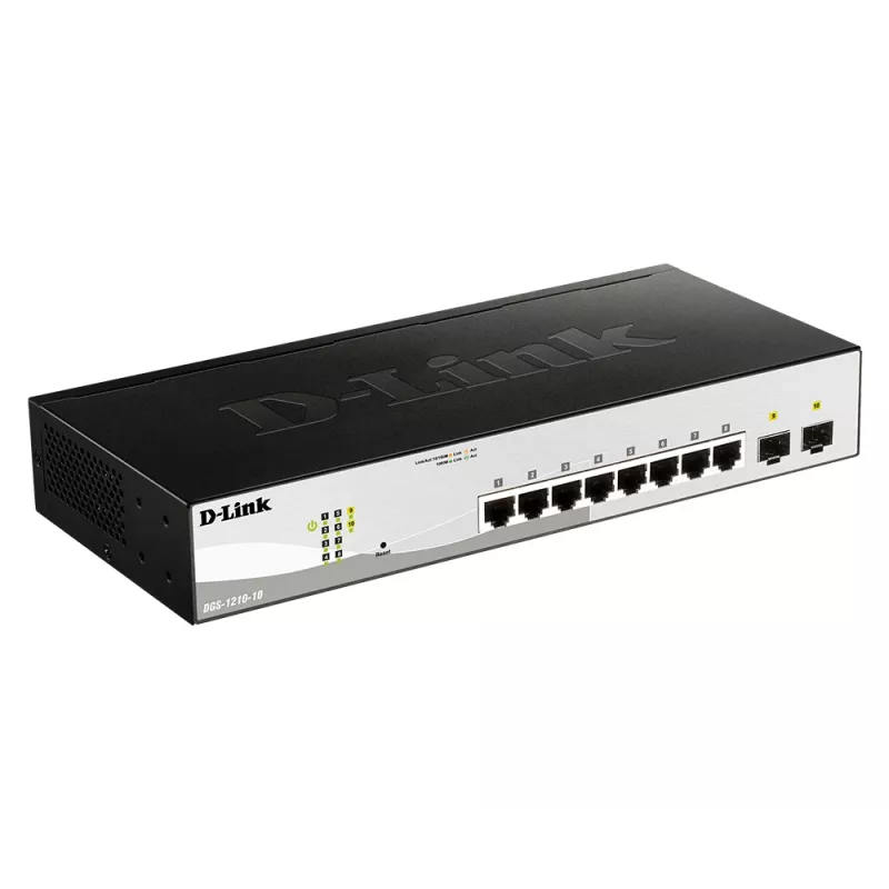 D-Link 10-pordiline Gigabit nutikalt hallatav kommutaator 2 SFP-pordiga