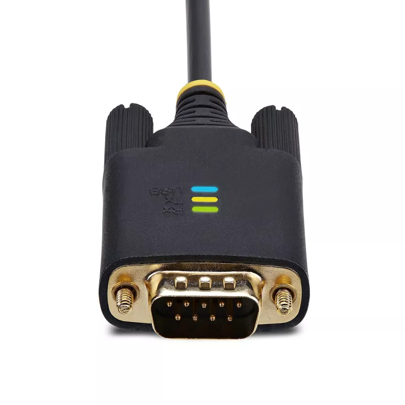StarTech.com 10 jala (3 m) USB-jadaliidese adapterikaabel, COM-säilitamine, vahetatavad kruvid/mutrid, USB-A - DB9 RS232, FTDI IC, ESD-kaitse, Windows/macOS/Linux