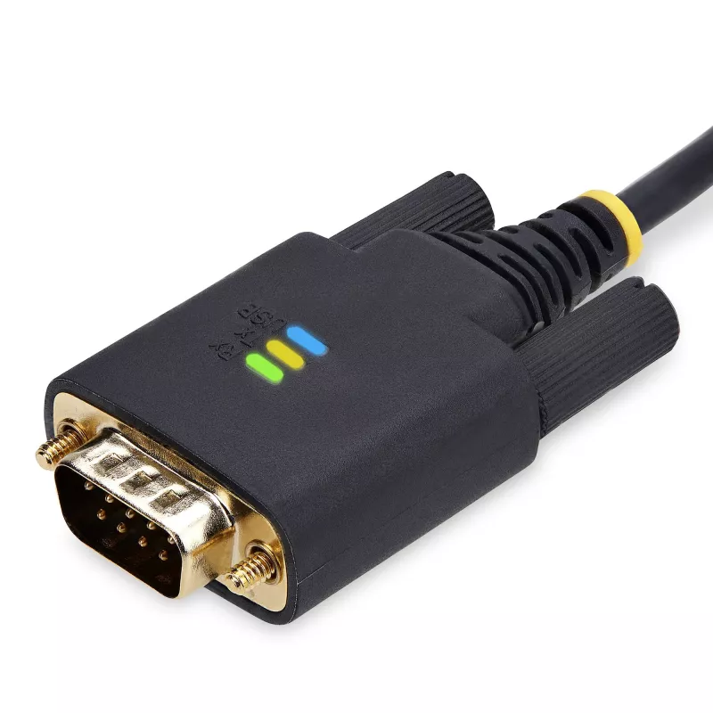 StarTech.com 10 jala (3 m) USB-jadaliidese adapterikaabel, COM-säilitamine, vahetatavad kruvid/mutrid, USB-A - DB9 RS232, FTDI IC, ESD-kaitse, Windows/macOS/Linux