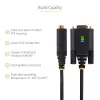 StarTech.com 10 jala (3 m) USB-jadaliidese adapterikaabel, COM-säilitamine, vahetatavad kruvid/mutrid, USB-A - DB9 RS232, FTDI IC, ESD-kaitse, Windows/macOS/Linux
