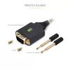 StarTech.com 10 jala (3 m) USB-jadaliidese adapterikaabel, COM-säilitamine, vahetatavad kruvid/mutrid, USB-A - DB9 RS232, FTDI IC, ESD-kaitse, Windows/macOS/Linux