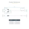 StarTech.com 10 jala (3 m) USB-jadaliidese adapterikaabel, COM-säilitamine, vahetatavad kruvid/mutrid, USB-A - DB9 RS232, FTDI IC, ESD-kaitse, Windows/macOS/Linux