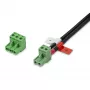 StarTech.com 160W universaalne DC-toiteadapter (24V/6.6A), 4 jala (1,2 m) 2-juhtmeline juhe, 2/3-kontaktilised klemmiplokid, 100-240V AC/DC väline toiteplokk tööstuslikele USB-jaoturitele, NA/UK/EU/ANZ