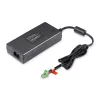 StarTech.com 160W universaalne DC-toiteadapter (24V/6.6A), 4 jala (1,2 m) 2-juhtmeline juhe, 2/3-kontaktilised klemmiplokid, 100-240V AC/DC väline toiteplokk tööstuslikele USB-jaoturitele, NA/UK/EU/ANZ